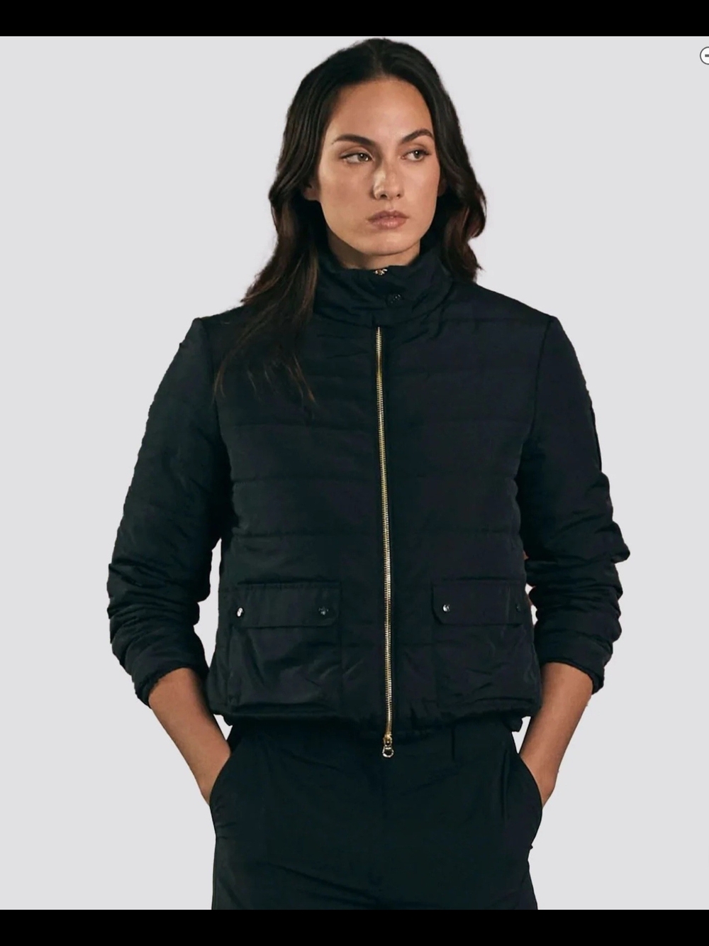 Williams Athletic Club Womens Jasmine Puffer Jacket Black